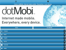 Tablet Screenshot of dot.mobi